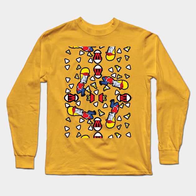 Burger World Long Sleeve T-Shirt by PaybackPenguin